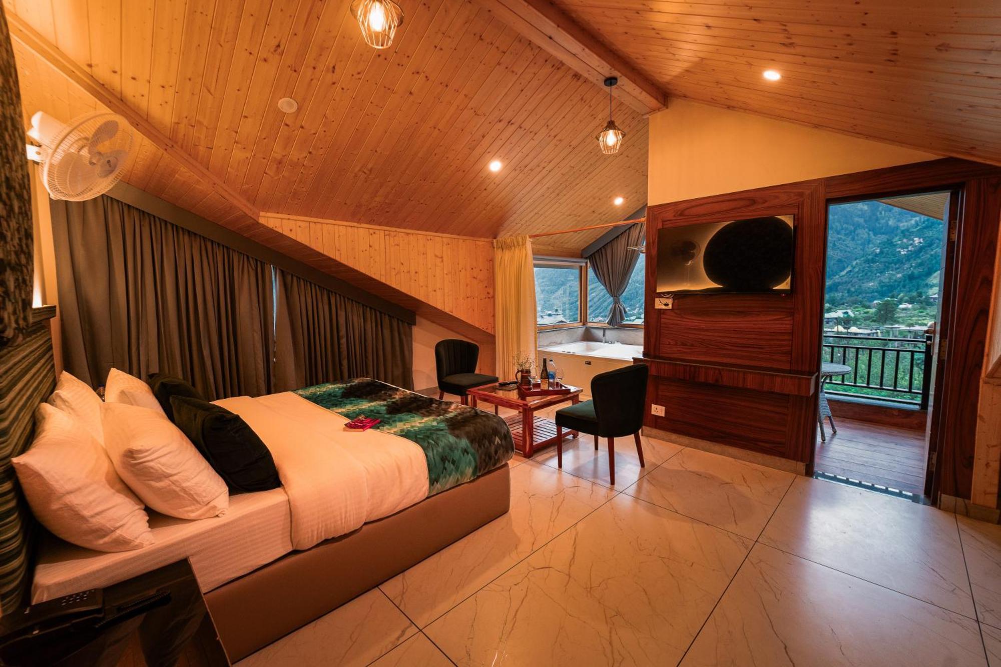Hotel Nazaara - A Luxe Retreat Manāli Exterior foto