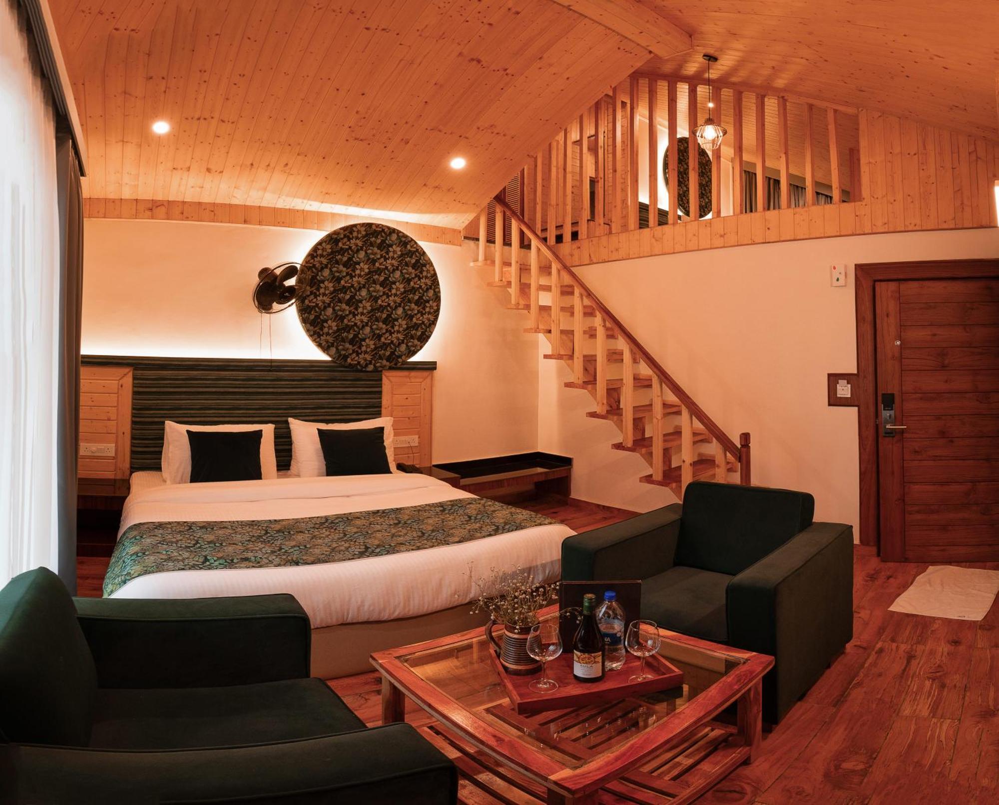 Hotel Nazaara - A Luxe Retreat Manāli Exterior foto
