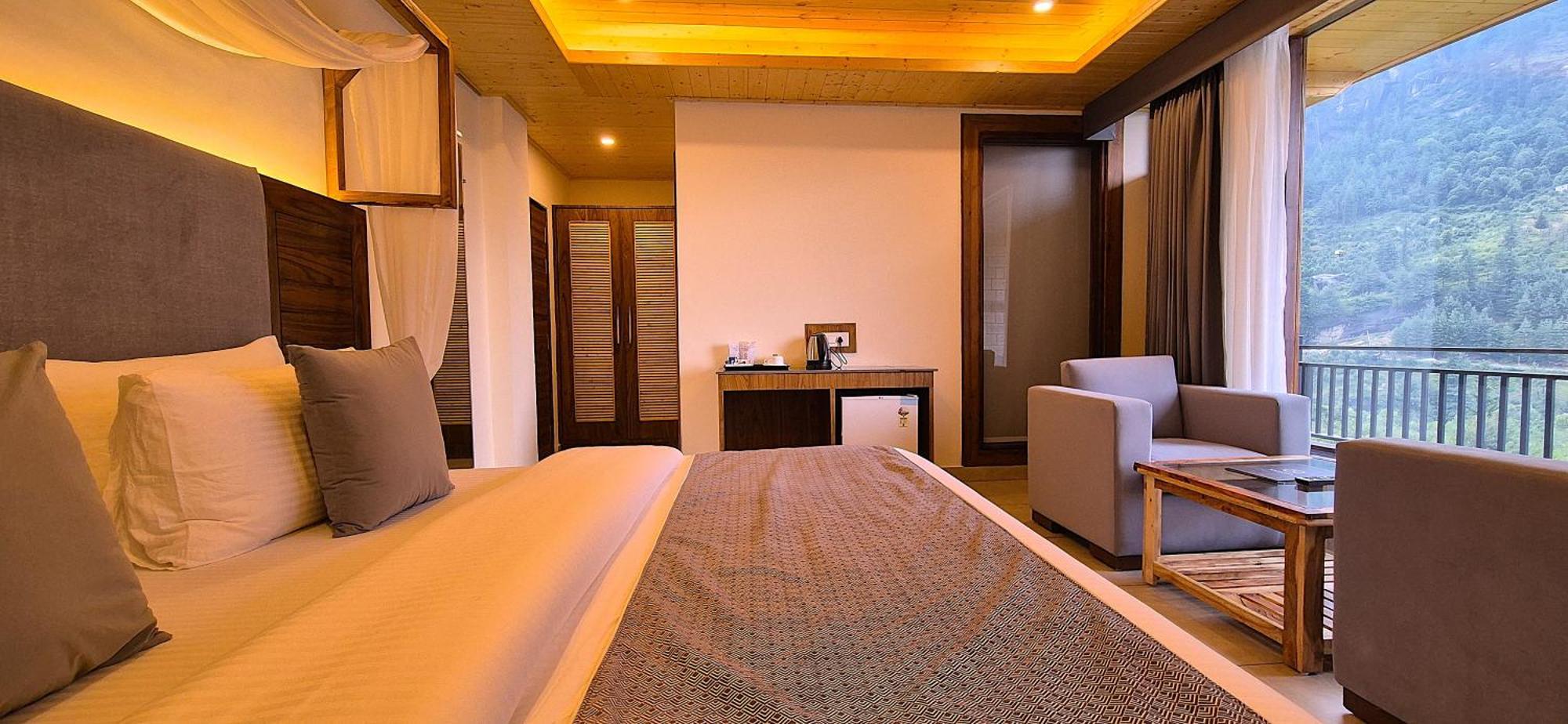 Hotel Nazaara - A Luxe Retreat Manāli Exterior foto