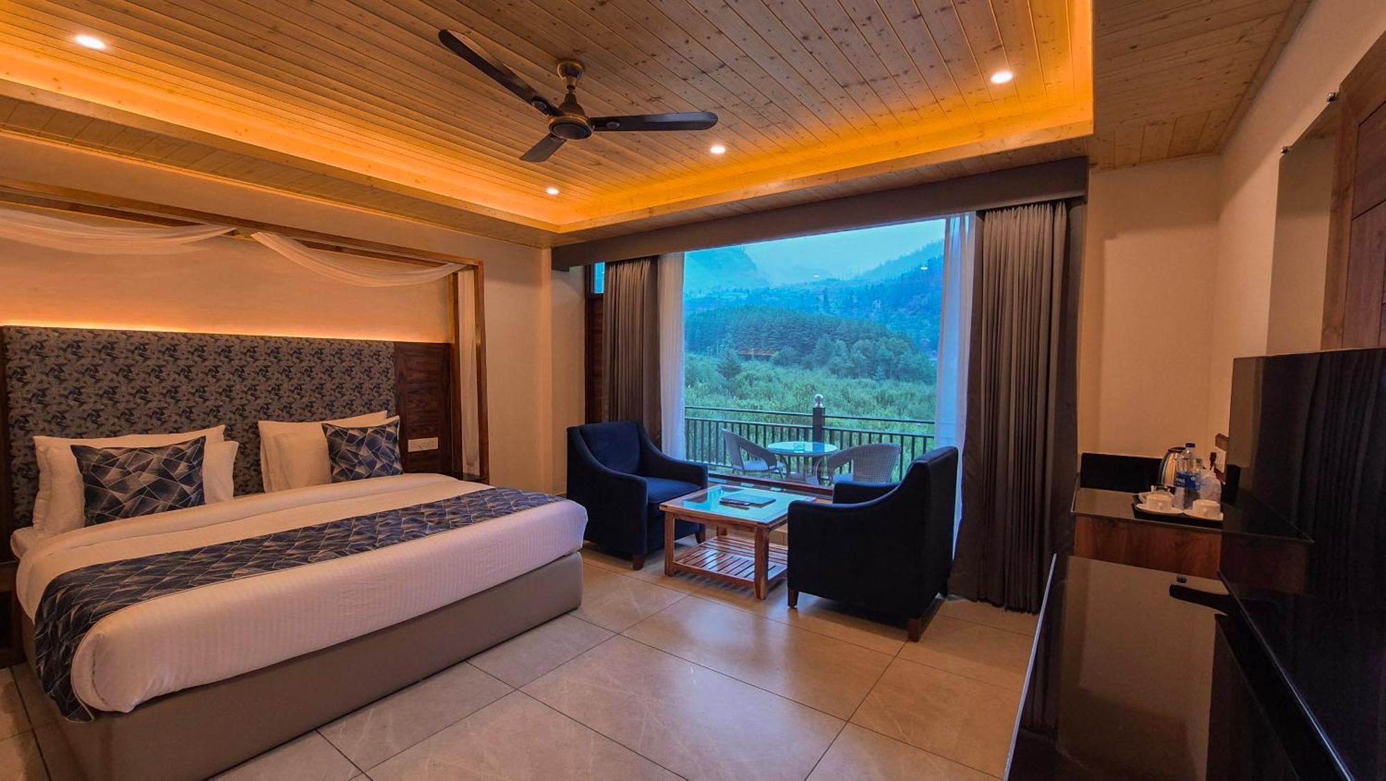 Hotel Nazaara - A Luxe Retreat Manāli Exterior foto