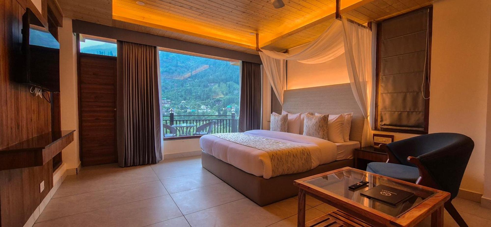 Hotel Nazaara - A Luxe Retreat Manāli Exterior foto