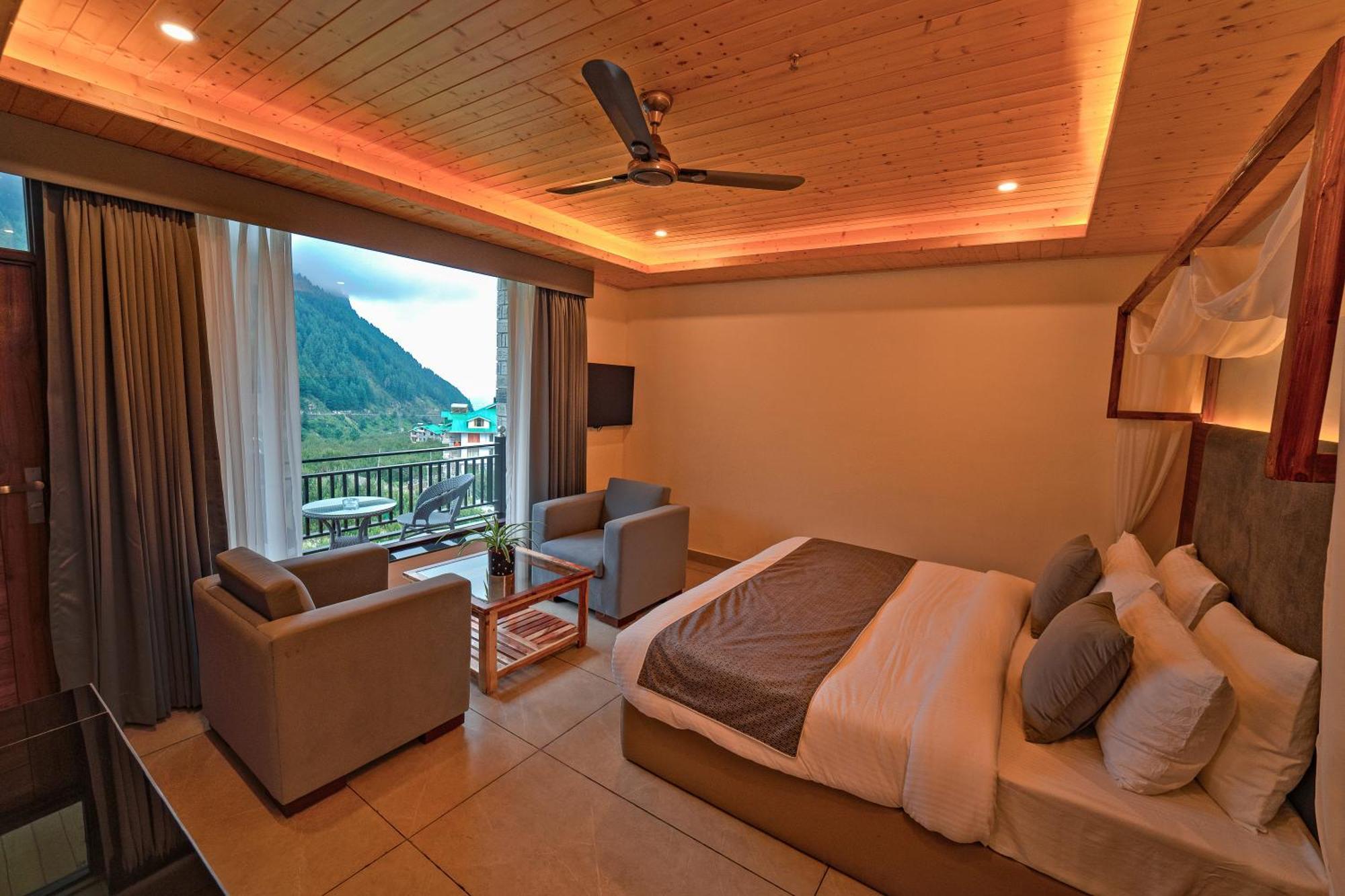 Hotel Nazaara - A Luxe Retreat Manāli Exterior foto