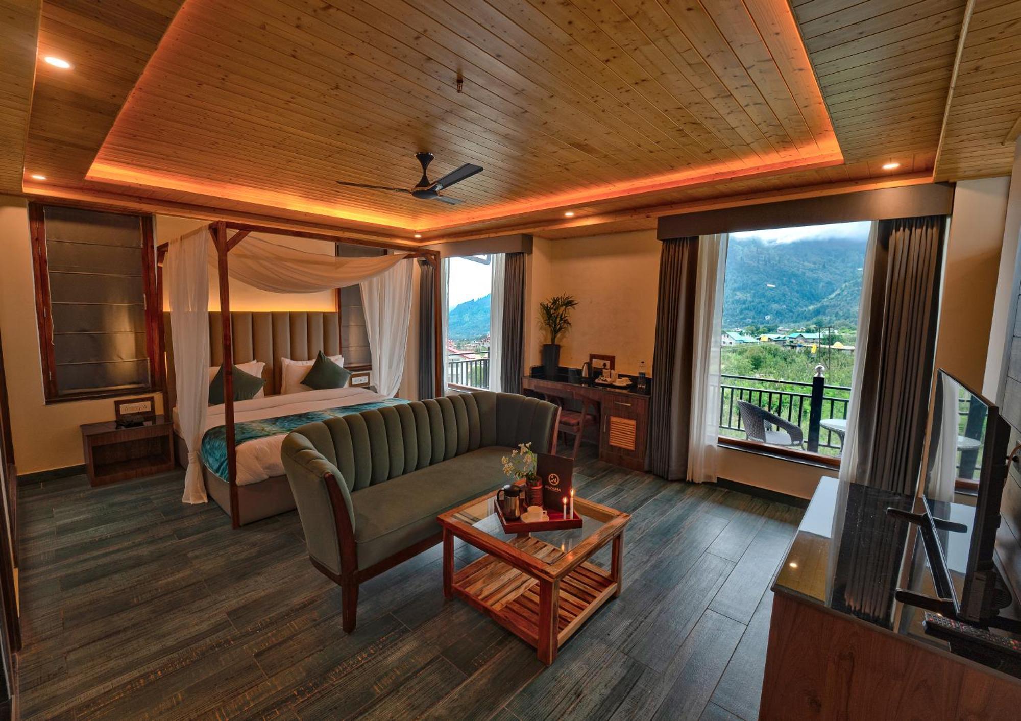 Hotel Nazaara - A Luxe Retreat Manāli Exterior foto